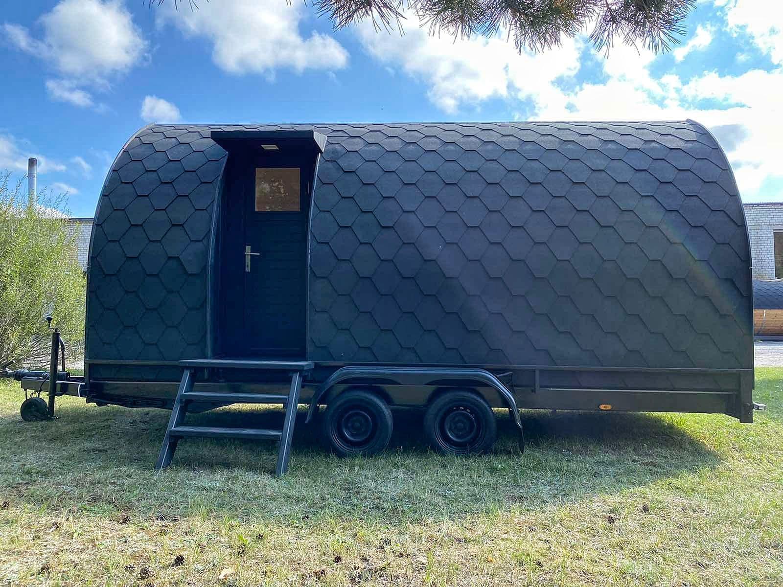 Iglo Badstue på tilhenger.