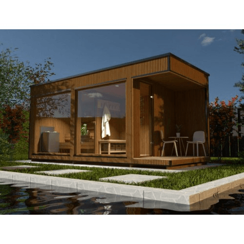 Ishotell Badstue med Terrasse