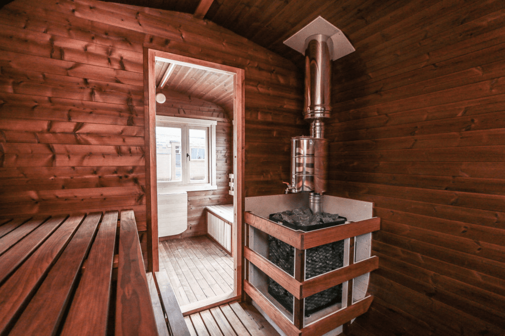 Thermo badstue med hvilerom
